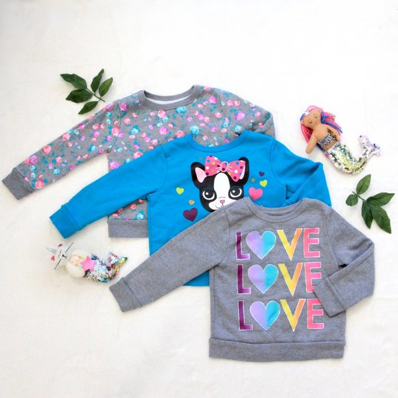 Garanimals Other - Toddler Girl's Graphic Sweatshirt Bundle